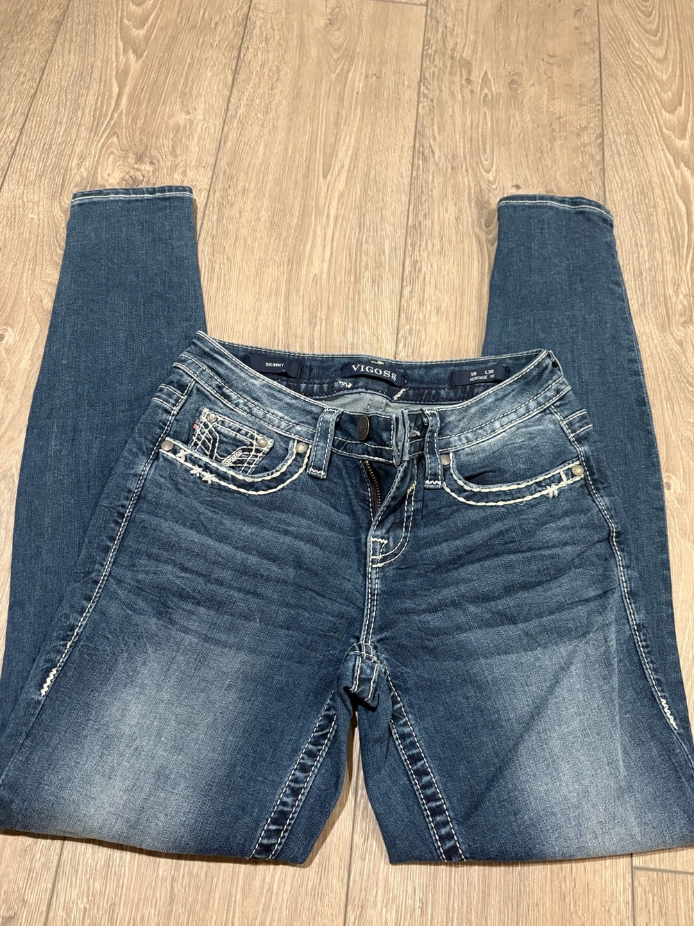 Vigoss Women's Blue Skinny Jeans